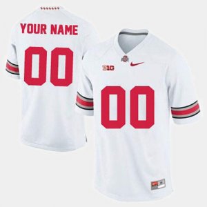 Men's Ohio State Buckeyes #00 Customized White Nike NCAA College Football Jersey For Sale SLQ1844EH
